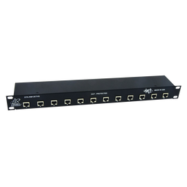 Protector de puertos IP de 12 Canales para uso en CAT5e, CAT6 y CAT6A.