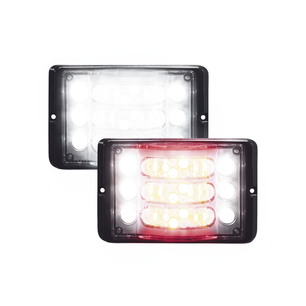 Vantage PRO Ultra Brilliant Light bar with 83 Powerful Last Generation LEDs, Red / Blue