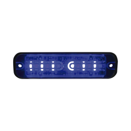 Luz azul de advertencia ámbar SAE Clase I