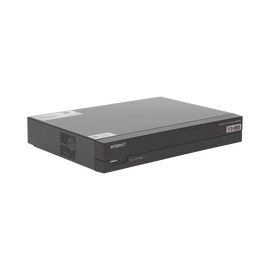 NVR 8 Megapíxel / 4 canales, 4 puertos PoE-PoE+ / H.265 & WiseStream / P2P Wisenet / Entradas y Salidas de Alarma