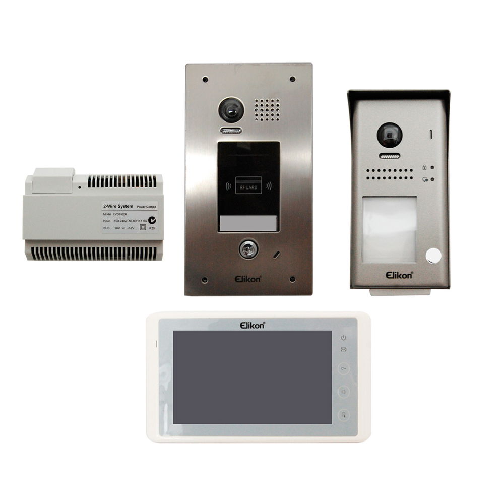 1 VIDEOPORTERO+ACCESO ELIKON EVD2-40KIT KIT FRENTE+PANT+FUENTE, 1 FRENTE DE CALLE CON PROXIMIDAD ELIKON EVD2-65OU 1 VIDEOPORTERO+ACCESO ELIKON EVD2-40KIT KIT FRENTE+PANT+FUENTE, 1 FRENTE DE CALLE CON PROXIMIDAD ELIKON EVD2-65OU