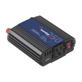 Inversor de Corriente (CD-CA) Potencia Nominal 250 W, Ent:12Vcd, Sal: 115Vca 60 Hz