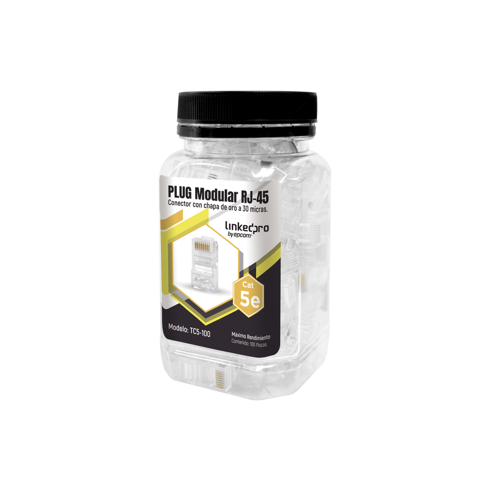 BOTE 100 RJ45 CAT5 LINKEDPRO TC5-100 PLUG