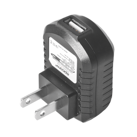 Cargador USB profesional de 1 Puerto, de 5 Vcc, 1 Amper Para Smartphones y Tablets; Voltaje de entrada de 100-240 Vca