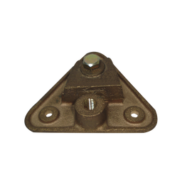 Base Triangular para Punta Pararrayo Maciza.