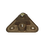 Base Triangular para Punta Pararrayo Maciza.