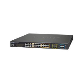 Switch Administrable L2+ 24 puertos 10/100/1000 Mbps c/Ultra PoE 600 Watts, 4 Puertos 10G SFP+