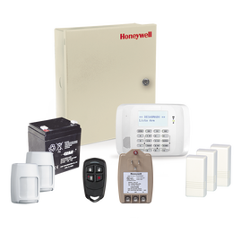 Kit inalámbrico / Panel VISTA48LA con teclado 6162RF receptor inalámbrico / 3 contactos 5816 / 2 PIR 5800PIR / 1 Llavero inalambrico / Bateria y Transformador