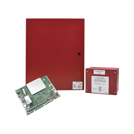 Hybrid Fire and Burglary Alarm Panel, Enclosure Power Supply and PC Board, Up to 128 Wired or Wireless Zones, 120 V-Plex Zones, 8 Partitions, Works With AlarmNet and Total Connect