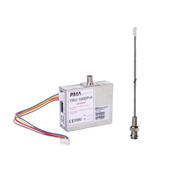 Kit de Comunicador Radio UHF con Antena, para paneles de Alarma, hasta 30Kms de Alcance. Frecuencia de 470 - 500 MHz. Compatible con Paneles de Alarma Serie Hunter e interfaces SAT9PID. Potencia de 2.5W.