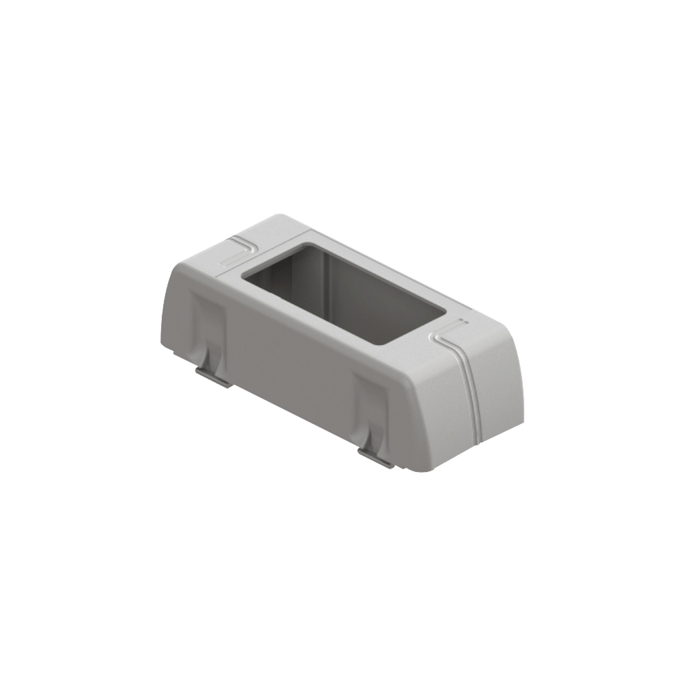 Porta equipamiento linea X rectangular para canaleta DX10000.00