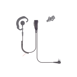Micrófono de solapa de gancho suave para radios  HYT TC-508, TC-518, TC-580, TC-610, TC-620, TC-700/EX, PD502, PD562, PD-400 Series