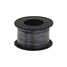 Cable color negro para lazos magenticos, bobina de 500 ft