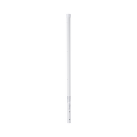 Poste de Esquina de 0.8m para Cerca Electrificada. Tubo Galvanizado cal. 18 de 1