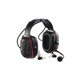 Audífonos inteligentes de diadema de uso rudo intrínsecamente seguros de doble protección con Bluetooth y comunicación a corta distancia incluido para radios análogos y digitales