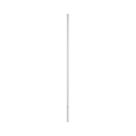 Poste de Esquina Blanco de Acero Galv. de 1.2m para Cerca Electrificada  cal. 18 de 1