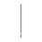 Poste de Esquina Negro de 1.2m para Cerca Electrificada de Tubo Galvanizado cal. 18 de 1