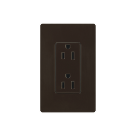 TOMACORRIENTE 120V/15A COLOR CAFE