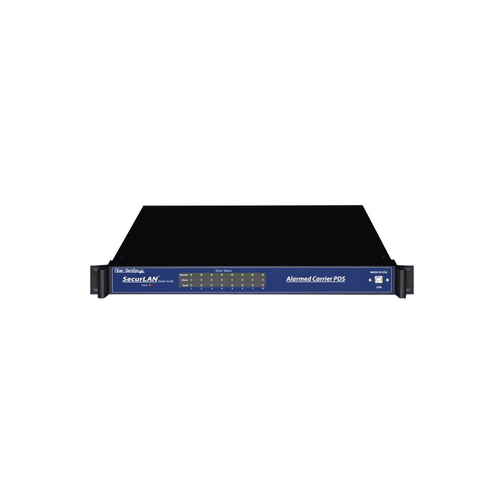 Sensor de Seguridad Perimetral por Fibra Óptica Sensitiva / Para Montaje en Rack (19'') / 8 Zonas de Protección/ De 0 hasta 800m