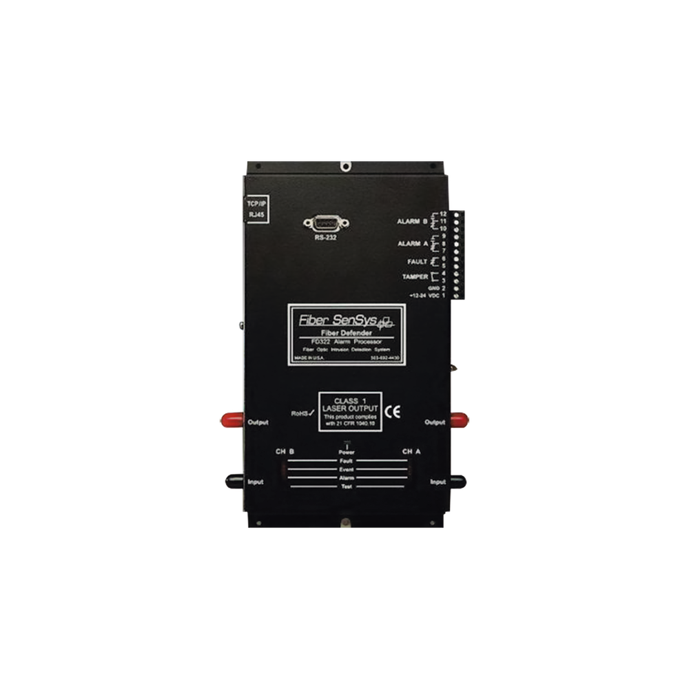 Sensor de Seguridad Perimetral de 1 Zona/Detección por Fibra Óptica Sensitiva/ 0 a 5 Km de protección