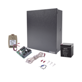 Fuente de 12 Vcd/1A para Control de Acceso con Batería Incluida.