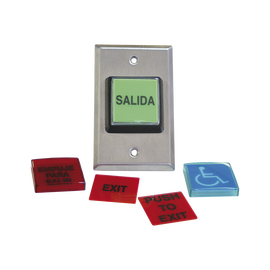 Botón de Salida / MÚLTIPLES Placas/ Luz LED /2 Años Garantia