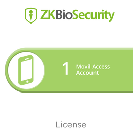 Licencia para ZKBiosecurity para 1 cuenta de acceso mediante aplicación móvil