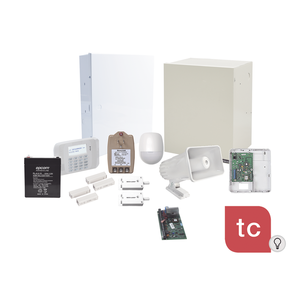 Kit de Panel de Alarma VISTA48 Cableado con Comunicador IP y un Año de Servicio de Total Connect. Entrega Inmediata al ordenar.