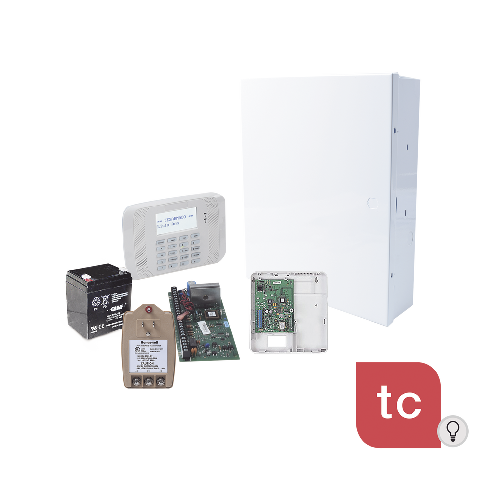 Kit de Sistema de Alarma VISTA48 con Comunicador IP y un Año de Servicio de Total Connect Incluido
