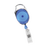 Retractable Badge Holder Reels.  Blue.  10 pcs.
