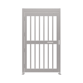 Puerta de Alta Seguridad de Cuerpo Completo Acabado en Acero Inoxidable