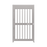 Puerta de Alta Seguridad de Cuerpo Completo Acabado en Acero Inoxidable