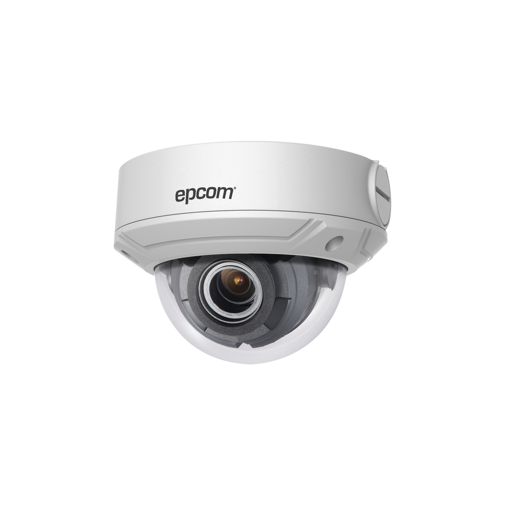 5 MP IP Dome  / 2.8 to 12 mm motorized lens / IP67 / WDR 120dB / 98 ft IR / H.265+
