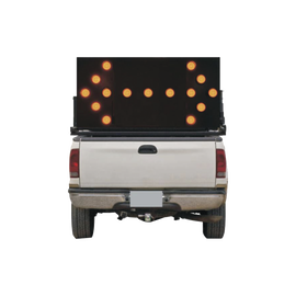 Tablero de señalización doble para montaje en pick up
