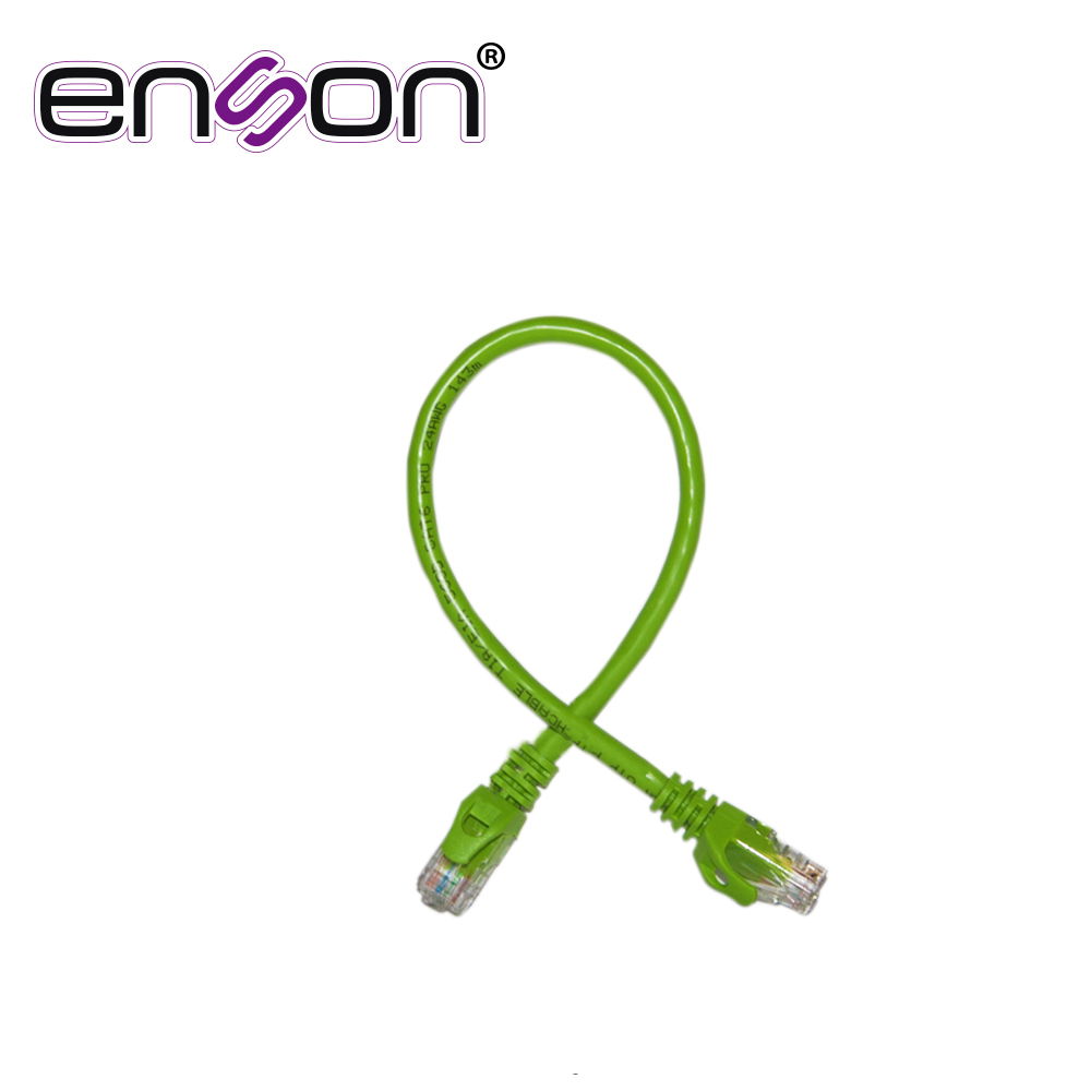 PATCHCORD UTP ENSON P6003E SERIE PRO 100-II 100% COBRE COLOR VERDE 30CM PARA MEJOR IDENTIFICACION DE SOLUCIONES EN RACKS Y GABINETES PATCHCORD UTP ENSON P6003E SERIE PRO 100-II 100% COBRE COLOR VERDE 30CM PARA MEJOR IDENTIFICACION DE SOLUCIONES EN RACKS Y GABINETES