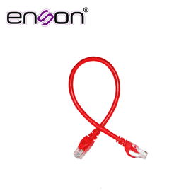 PATCHCORD UTP ENSON P6003R SERIE PRO 100-II 100% COBRE COLOR ROJO 30CM PARA MEJOR IDENTIFICACION DE SOLUCIONES EN RACKS Y GABINETES PATCHCORD UTP ENSON P6003R SERIE PRO 100-II 100% COBRE COLOR ROJO 30CM PARA MEJOR IDENTIFICACION DE SOLUCIONES EN RACKS Y GABINETES