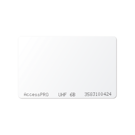Tag UHF tipo Tarjeta para lectoras de largo alcance 900 MHZ / ISO 18000 6B / No imprimible / No incluye porta tarjeta