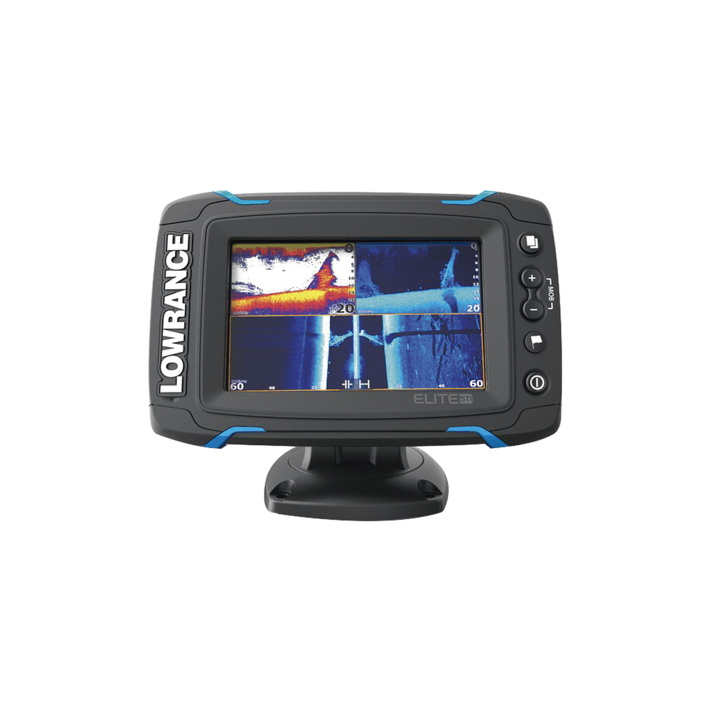 Elite 5-Ti, Fishfinder/Charplotter, Multi-Touch Display of 5 inches, built-in GPS receiver. comes with transducer
