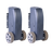 Kit de motores para automatizar portones vehiculares abatibles de 2 hojas tipo reja / Hasta 10 m / Hasta 500 kg  / Uso residencial