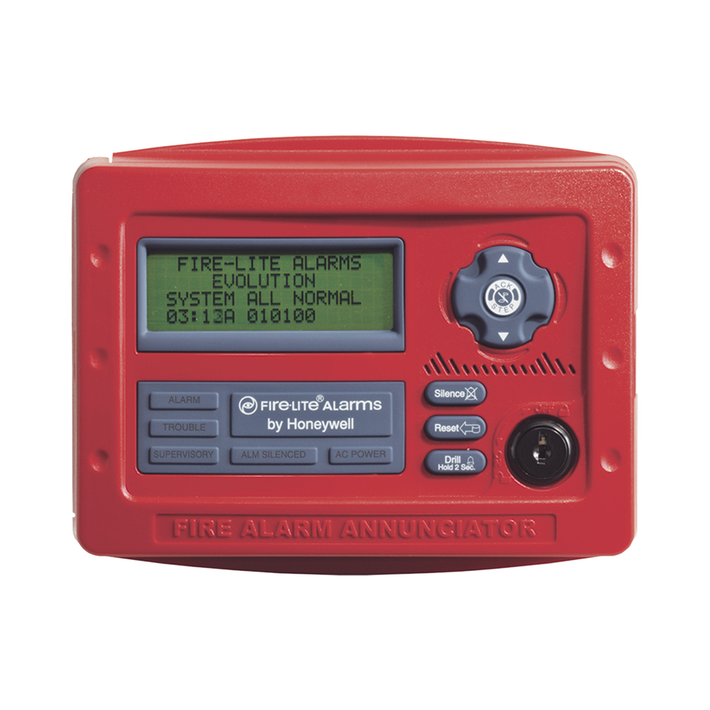 Serial Annunciator for Fire-Lite Addressable Panels, Red Color