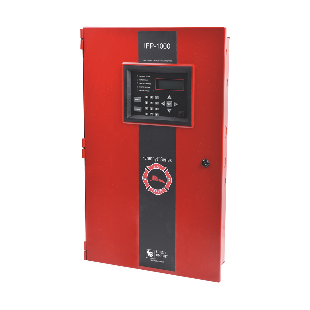 Analog Adressable Fire Panel with - Communication Loop Expandable to 8, 127 SD Points per Loop or 198 IDP Points pero Loopr (99 detectors/99 moduels), 6 Flexput. Requieres Programming Software.