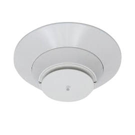 White Color Addressable Fixed Heat Detector at 135 °F, for Use with Fire-Lite Addressable Panels