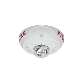 Bocina con Lámpara Estroboscópica, Montaje en Techo, Color Blanco, Nuevo Diseño Moderno y Elegante y Menor Consumo de Corriente