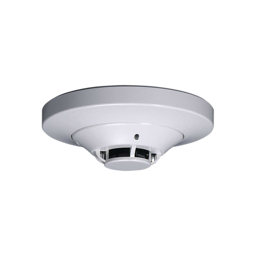 Multicriteria Detector Smoke/Heat with auto sensivity adjust.