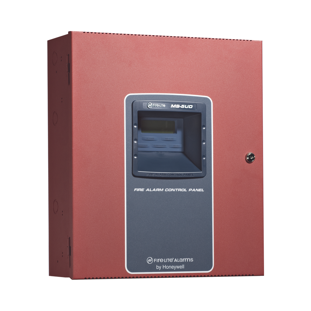 Five zone conventional fire control panel. Built-in Digital Alarm Communicator Transmitter (DACT)