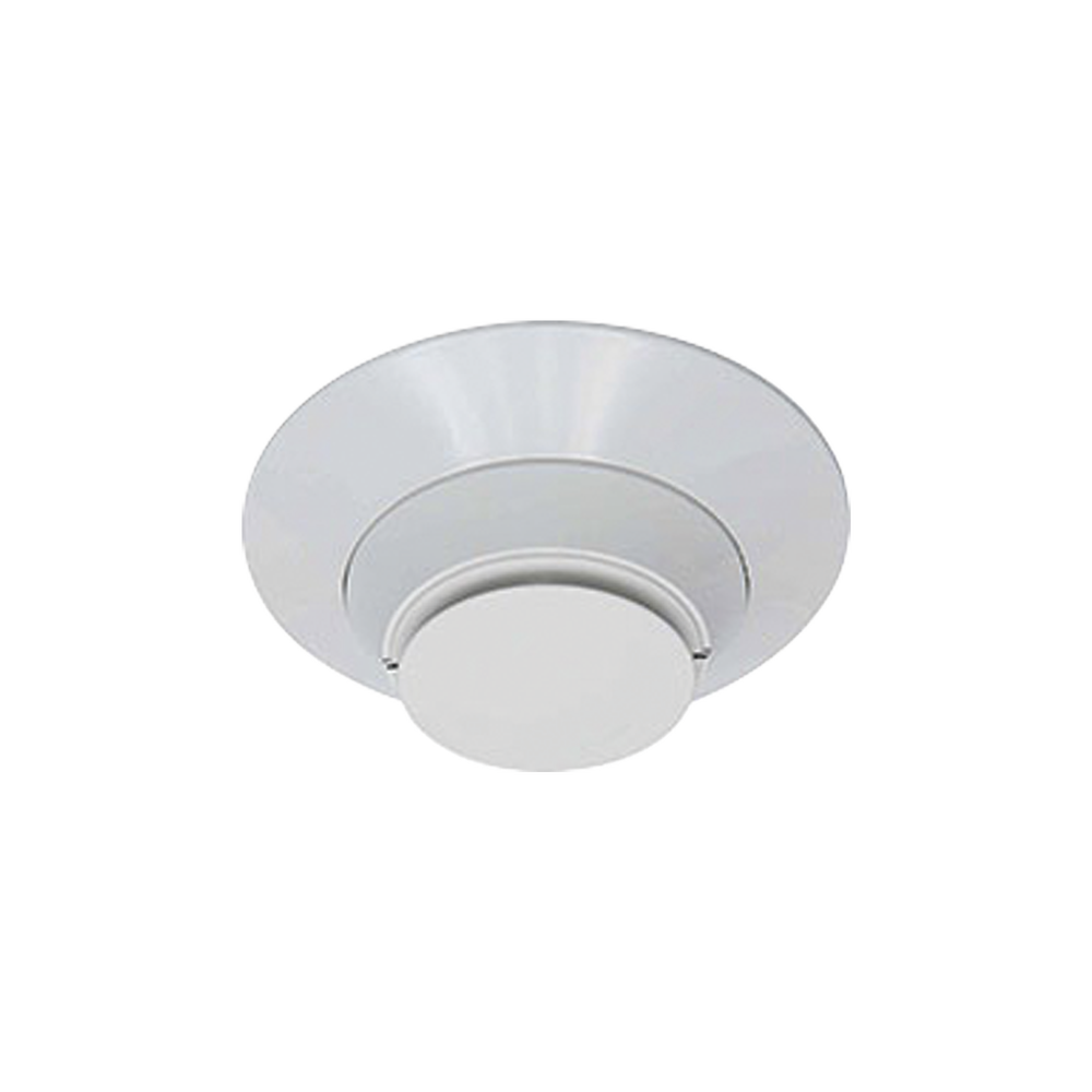 Ivory Color Addressable Photoelectric Smoke and Temperature Detector for Use with Fire-Lite Addressable Panels
