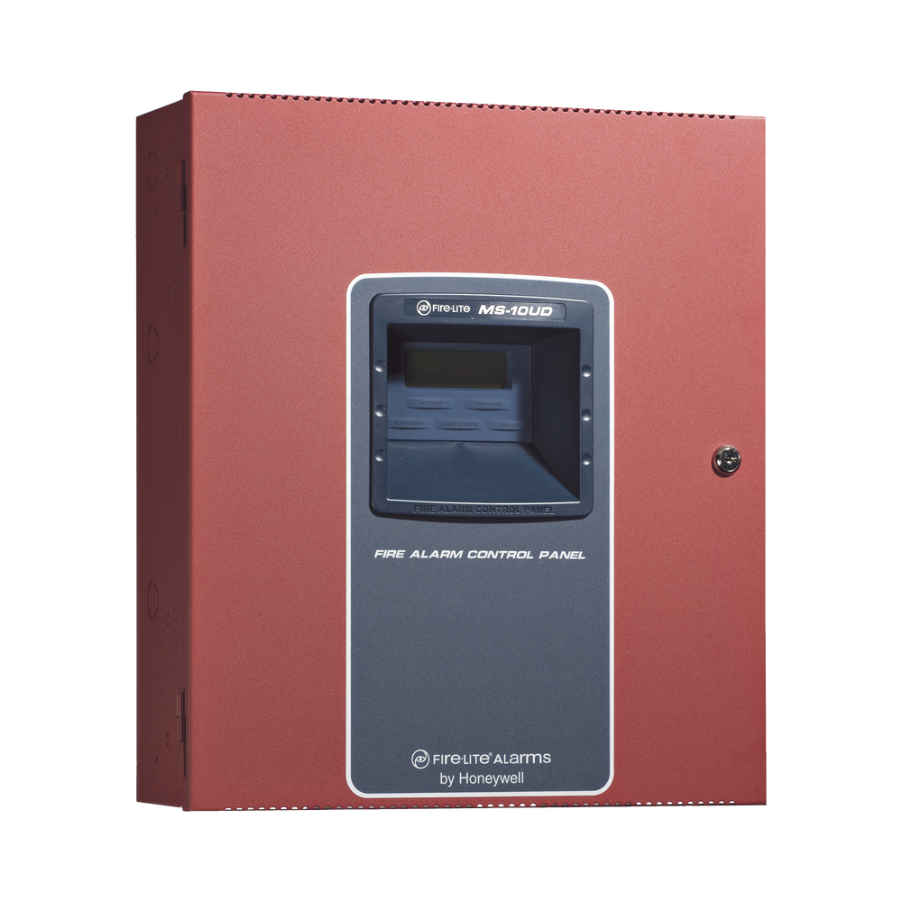 Ten zone conventional fire control panel. Built-in Digital Alarm Communicator Transmitter (DACT)