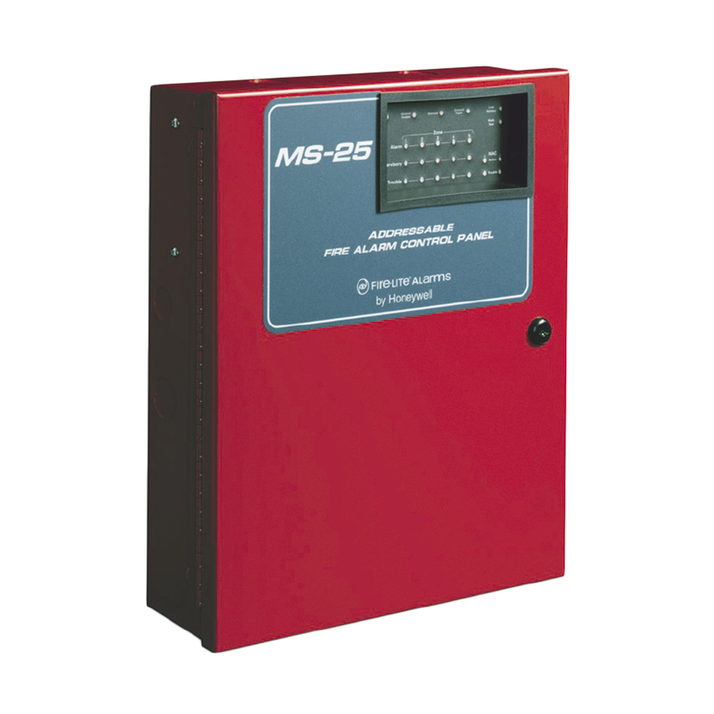 Fire Alarm Control Panel, Addressable, 25 Points