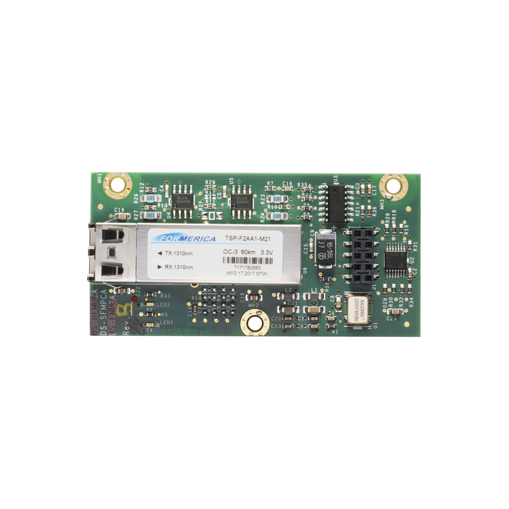 Single mode fiber Daughter card for network connection