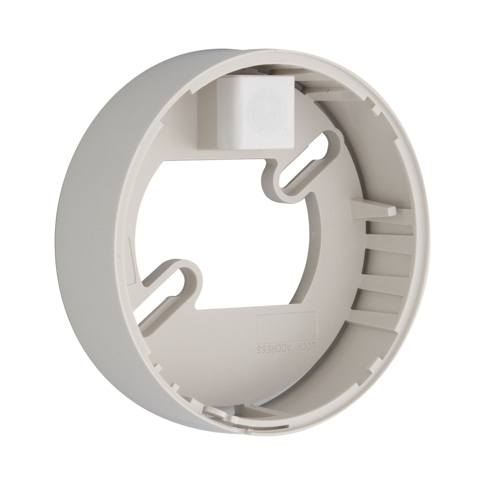 Base de 4 Pulgadas / Para detectores Notifier, Farenhyt, Silent Knight y Fire-Lite / Color Blanco